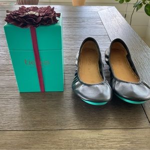 Tieks Ballet Flats Matte Black Leather
